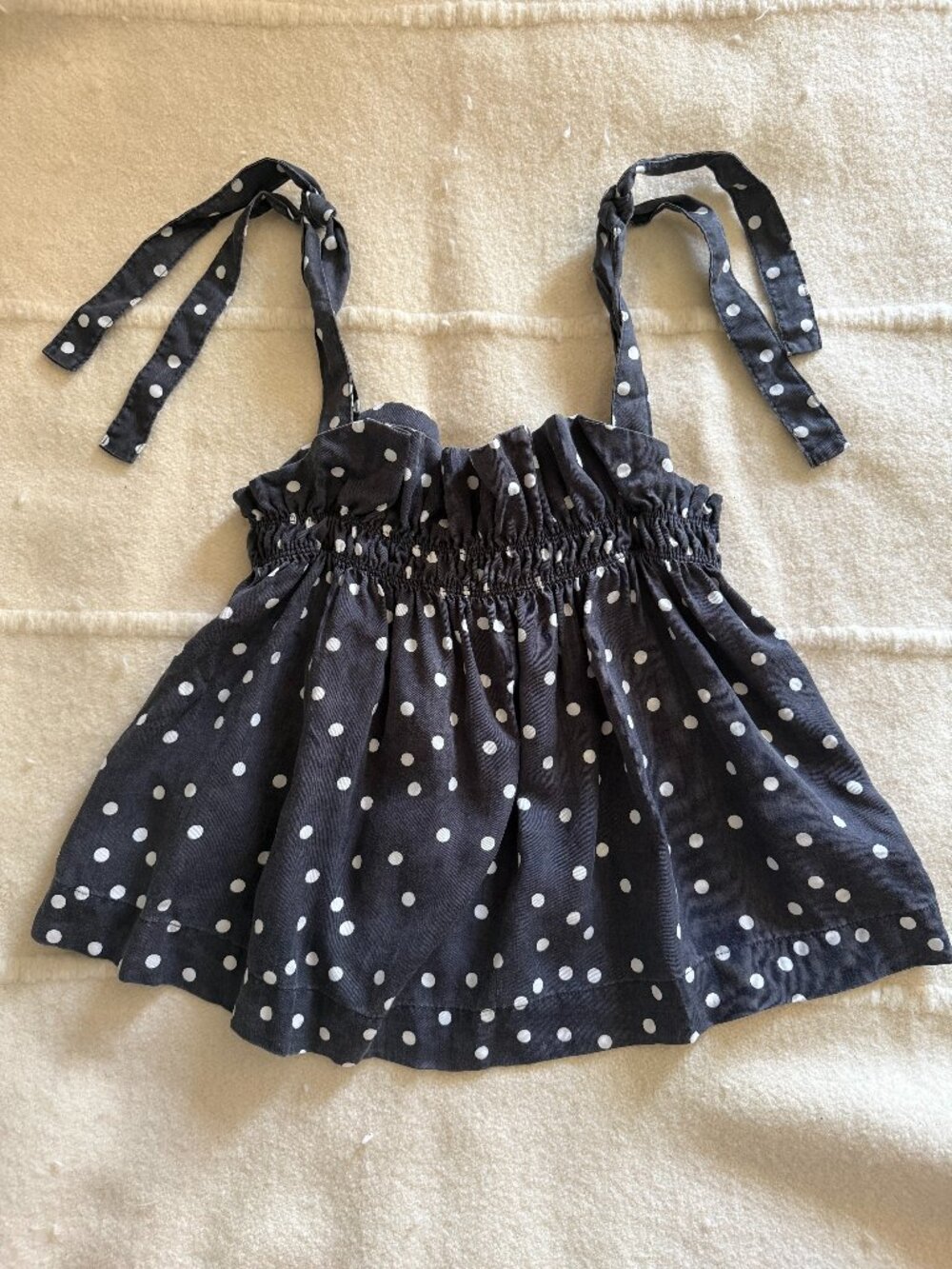 DL1961 | women's flowy babydoll-inspired polka dot tank top